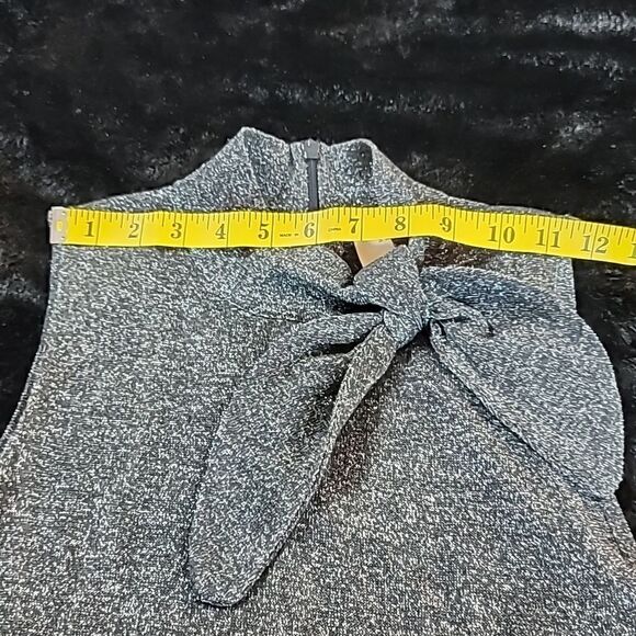 Kate Spade Mock Neck Metalic  Sparkle Midi Length Dress - Picture 10 of 14